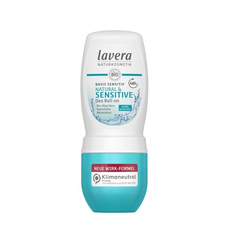Deodorant Roll-on cu aloe vera, Basis Sensitive 24h 50ml Lavera