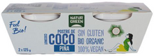 Desert bio cu cocos si ananas, 2x125g Natur Green