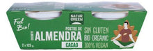 Desert bio de migdale cu cacao, 2x125g Natur Green