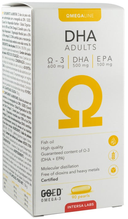 DHA pentru adulti, 90 capsule, 126g Intersa Labs