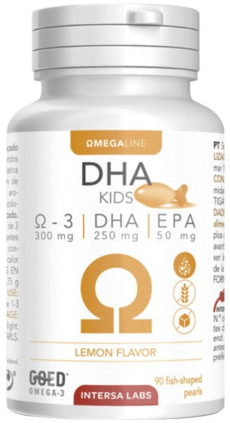 DHA pentru copii, 90 capsule masticabile, 78,75g Intersa Labs