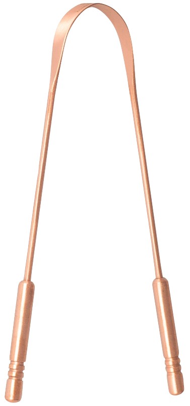 Dispozitiv ayurvedic din cupru pentru curatarea limbii, Forrest & Love