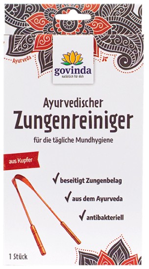 Dispozitiv ayurvedic din cupru pentru curatarea limbii Govinda Pronat