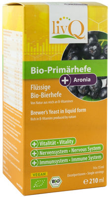 Drojdie primara bio cu aronia, 210ml livQ