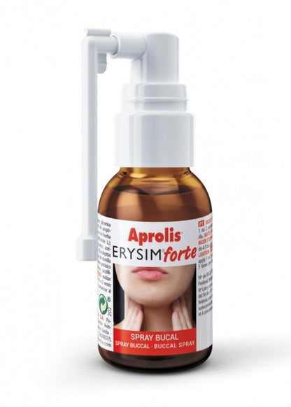Erysim forte, spray impotriva inflamatiilor din gat, cu propolis, 20ml Aprolis