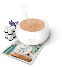 Esential-Zen Difuzor de arome si umidificator cu ultrasunete + 3 uleiuri esentiale Esentialaroms