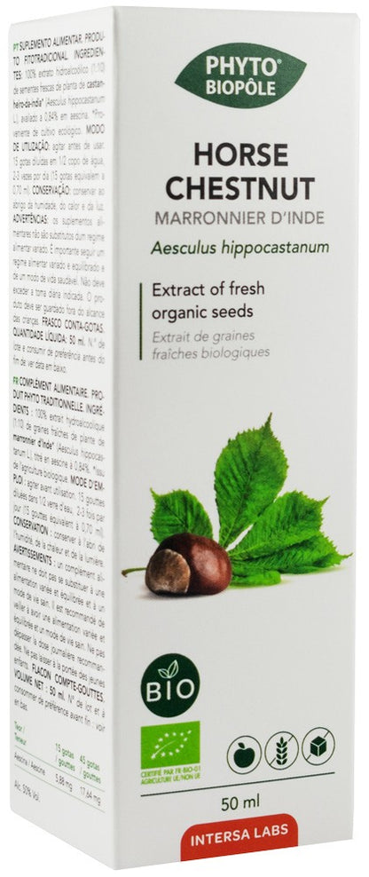 Extract bio de castane salbatice, 50ml Phyto-Biopôle