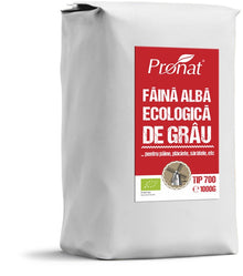Faina alba de grau bio, 1kg tip 700 Pronat