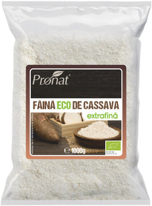 Faina bio de cassava extra fina (tapioca / manioc), 1000g Pronat