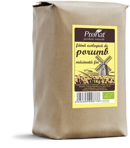 Faina bio de porumb macinata fin, Pronat