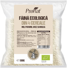 Faina bio din patru cereale natural fara gluten, 500g Pronat