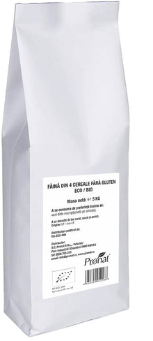 Faina bio din patru cereale natural fara gluten, 5kg Pronat