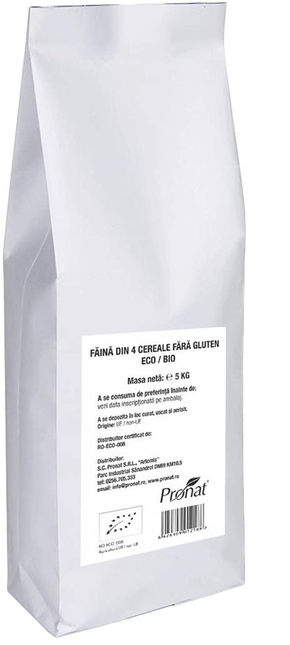 Faina bio din 4 cereale natural fara gluten, Pronat