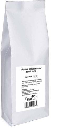 Faina de grau dur Semolina remacinata, 5kg Pronat