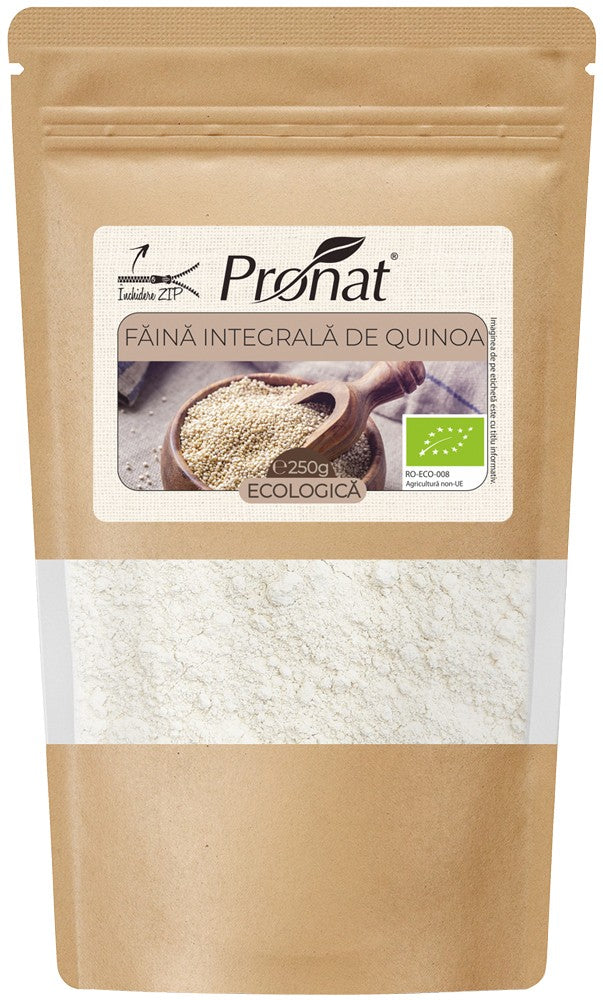 Faina integrala bio de quinoa, 250g Pronat - Scufita Rosie – Pronat