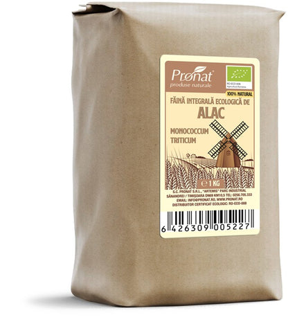 Faina integrala de alac bio monococcum triticum,einkorn Pronat
