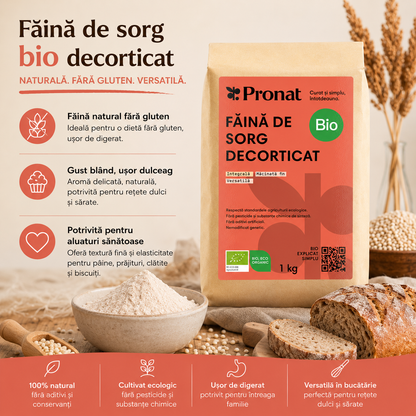 Faina bio din sorg decorticat Pronat