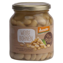 Fasole alba bio, greutate bruta 350g Nur Puur