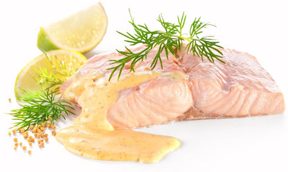 File de somon salbatic in sos bio cu miere si mustar, 200g Fontaine