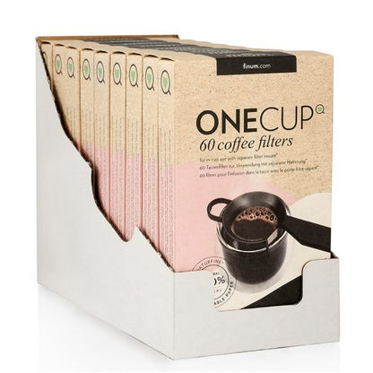 Onecup, 60 de filtre natur fine pentru cafea, Riensch&Held