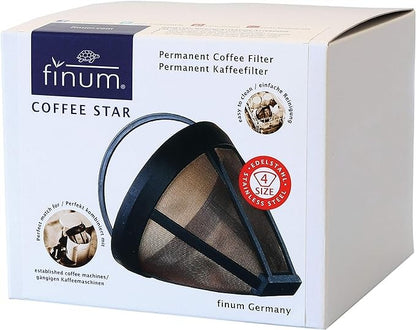Cofee Star, filtru din oțel inoxidabil micro-fine, dimensiunea 4, Riensch&Held