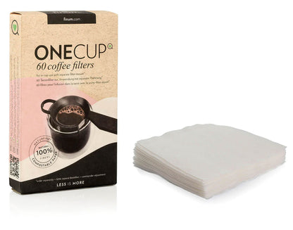 Onecup, 60 de filtre natur fine pentru cafea, Riensch&Held
