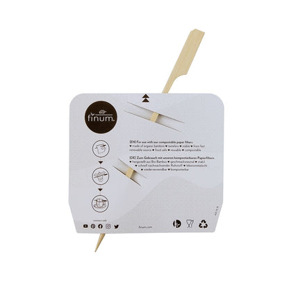 Teacup set, 60 de filtre naturfine pentru ceai + bastonaș de bambus, Riensch&Held