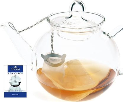 The Click, clemă de inox pentru inchiderea filtrelor de ceai si cafea, Riensch & Held