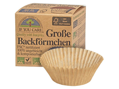 Forme de copt pentru briose, mari 6.3 cm, 60 bucati If You Care