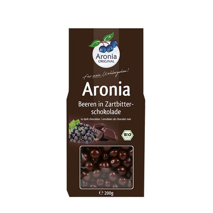 Fructe de aronia bio glazurate cu ciocolata, 200g Aronia Original