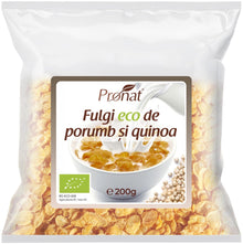 Fulgi bio de porumb si quinoa, 200g Pronat