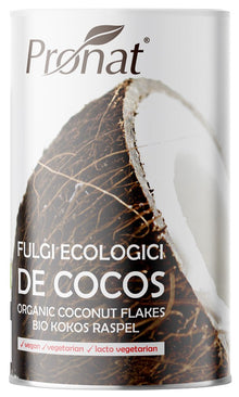 Fulgi de cocos bio, 380g Pronat