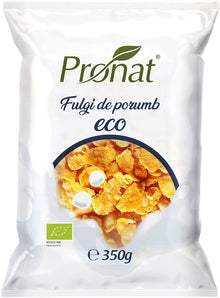 Fulgi de porumb bio, 350g Pronat