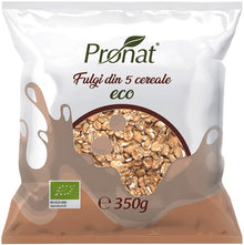 Fulgi din 5 cereale bio, 350g Pronat
