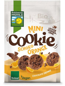 Fursecuri bio cu ciocolata si portocale, 125g Bohlsener Muhle
