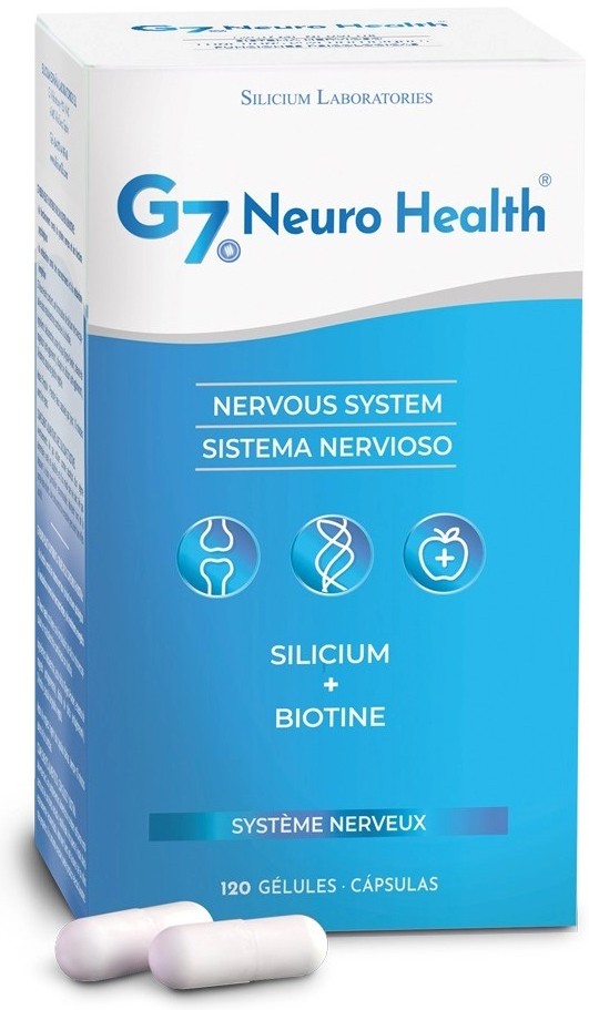 G7 Neuro Health®, Sistem Nervos, 120 capsule Silicium