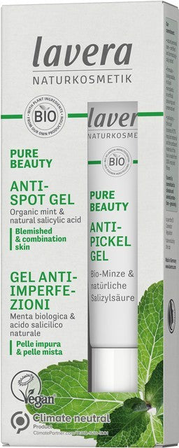 Gel bio pentru acnee cu menta si acid salicilic, 15ml Lavera