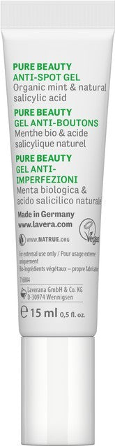 Gel bio pentru acnee cu menta si acid salicilic, 15ml Lavera