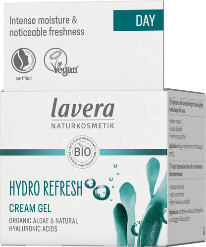 Gel-Crema bio de zi Hydro Refresh, 50ml Lavera