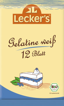 Gelatina alba bio 12 foi 20g Lecker's