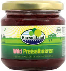 Gem de afine rosii bio 220g Marschland Naturkost