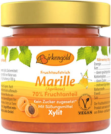 Gem de caise indulcit cu zahar de mesteacan, 200g Birkengold