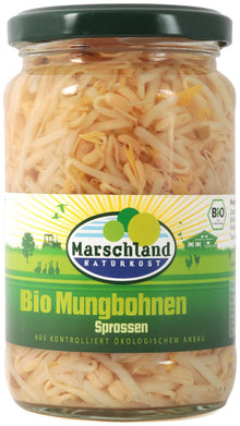 Germeni bio de fasole mung, 330g / 175g Marschland Naturkost