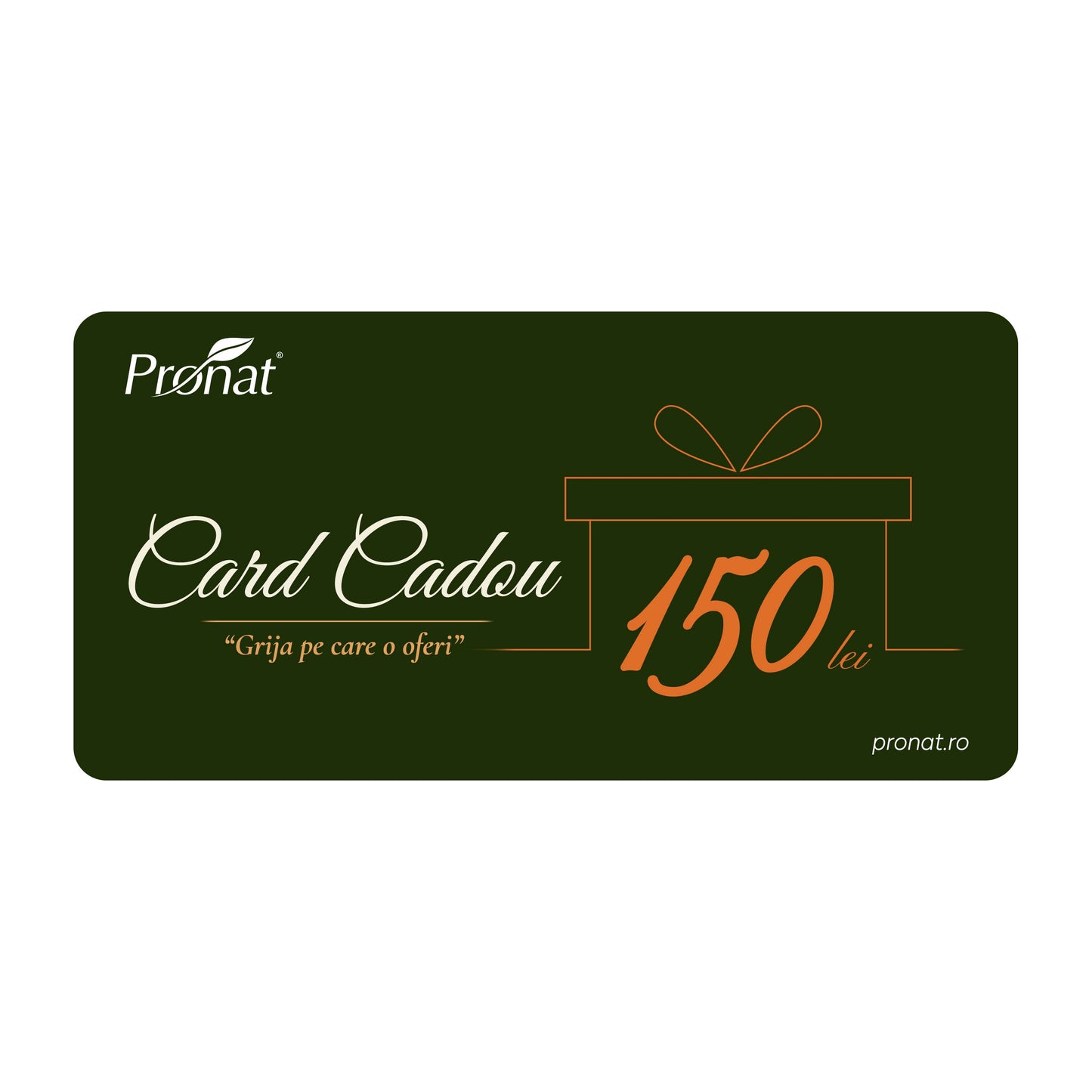 Gift Card - "Grija pe care o oferi"