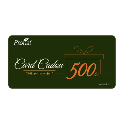 Gift Card - "Grija pe care o oferi"