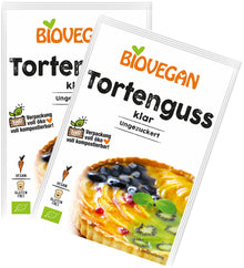 Glazura bio de gelatina transparenta, 2x6g Biovegan