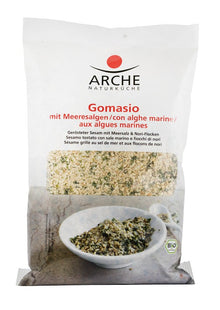 Gomasio bio cu sare de mare si alge marine, 200g Arche
