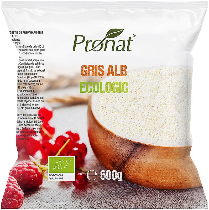 Gris alb bio, Pronat