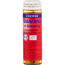 Guarana si ginseng tablete bio masticabile, 60 tb. Hoyer