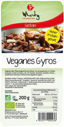Gyros bio vegan, 200 g Wheaty